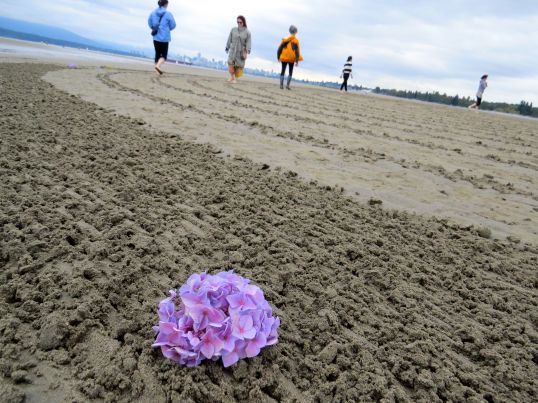 beach labyrinth in Vancouver