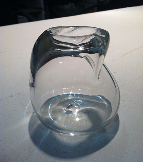 Week Three - tumbler turned into a vase (aka glob let)